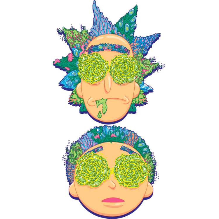 T-shirt Rick and Morty - Dizzy