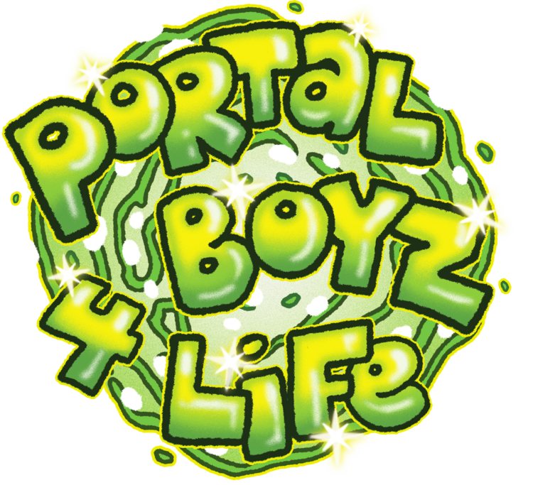 T-shirt Rick and Morty - Portal Boyz 4 Life