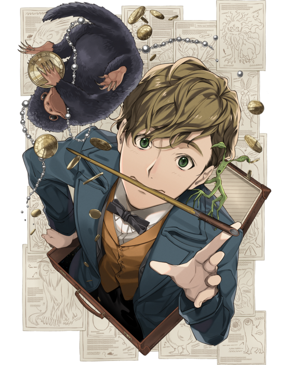T-shirt Fantastic Beasts - Newt Scammander
