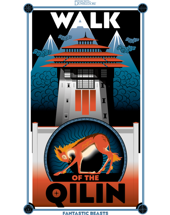 T-shirt Fantastic Beasts - Walk of the Qilin