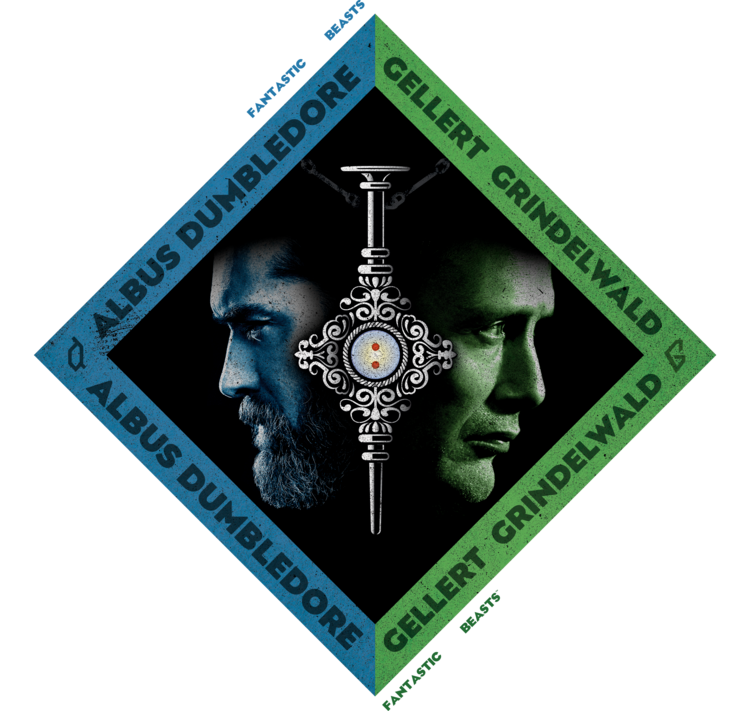 T-shirt Fantastic Beasts - Dumbledore & Grindelwald