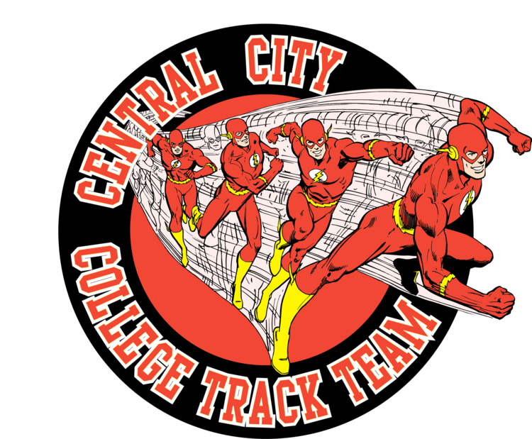 T-shirt The Flash - Central City College Track Team
