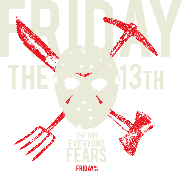 T-shirt Friday the 13th - The Day Everyone Fears