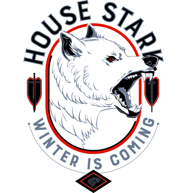 T-shirt Game of Thrones - House Stark