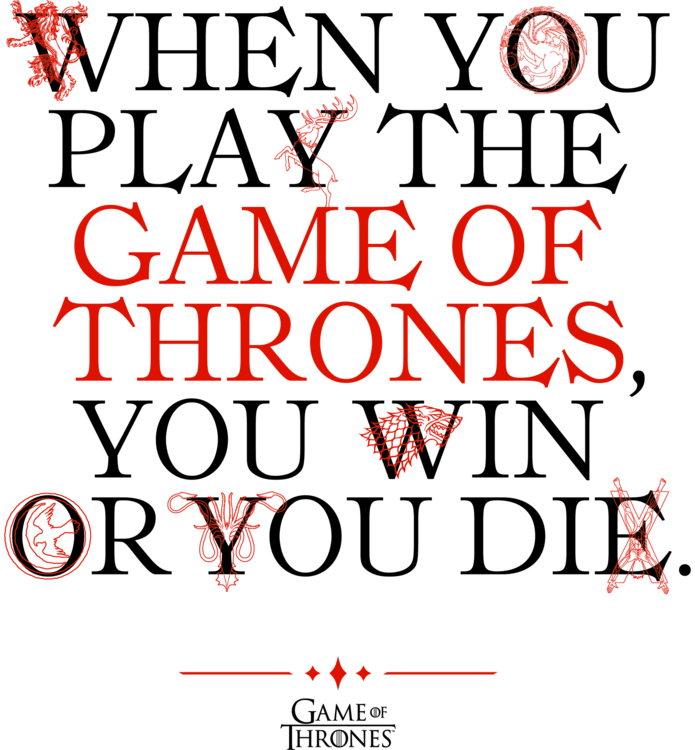 T-shirt Game of Thrones - Quote