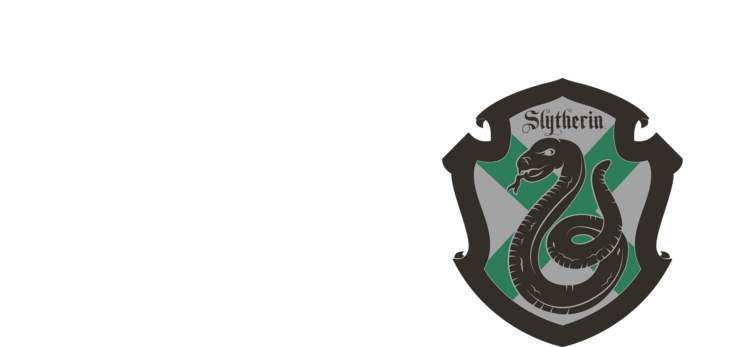 T-shirt Harry Potter - Slytherin Logo 07