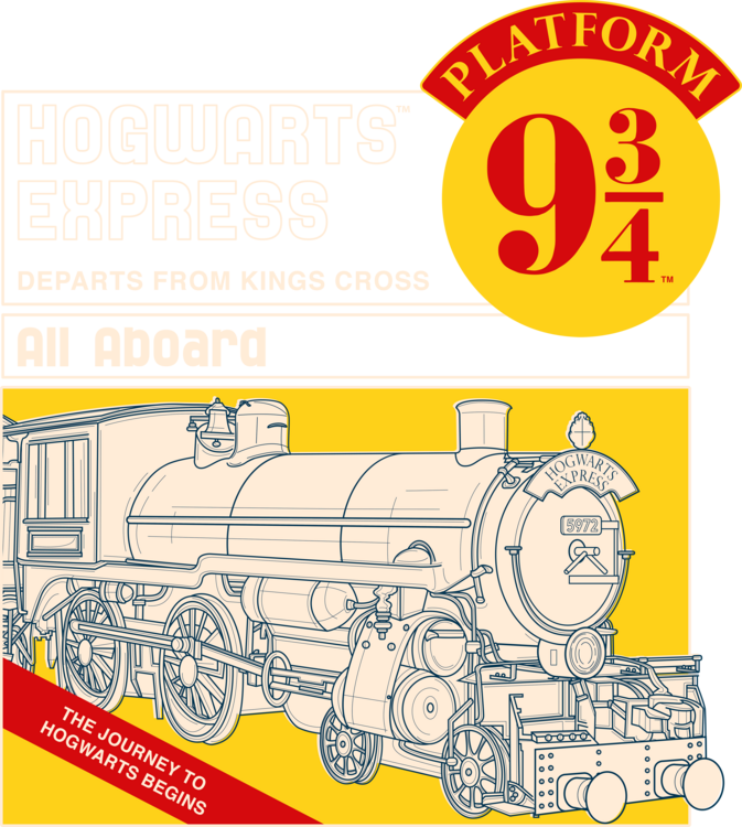 T-shirt Harry Potter - Platform 9 3/4