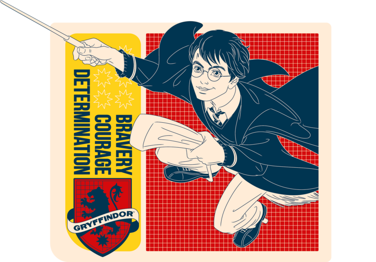 T-shirt Harry Potter - Gryffindor Talents