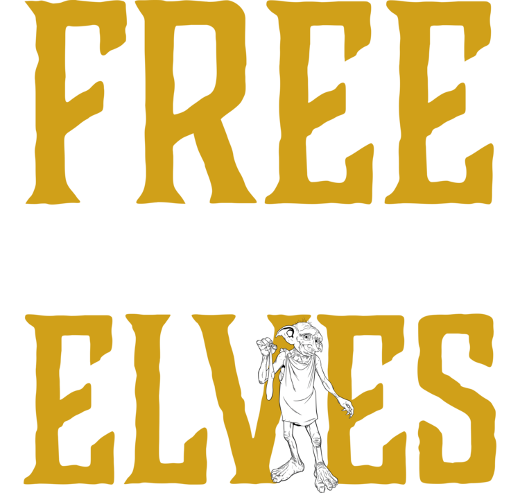 T-shirt Harry Potter - Free the House Elves