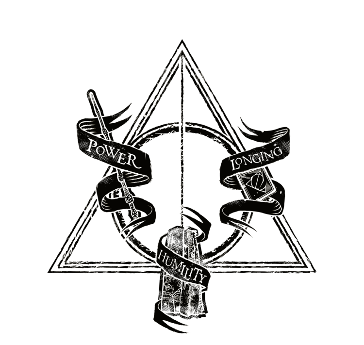 T-shirt Harry Potter - Deathly Hallows