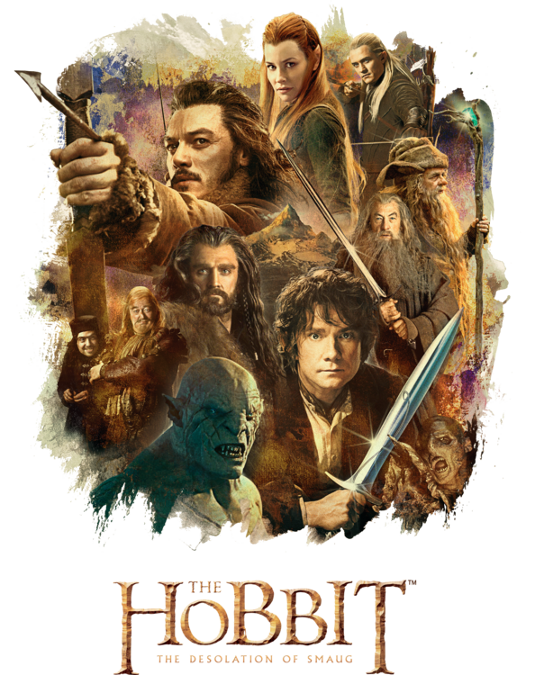 T-shirt Hobbit: The Desolation of Smaug - Characters