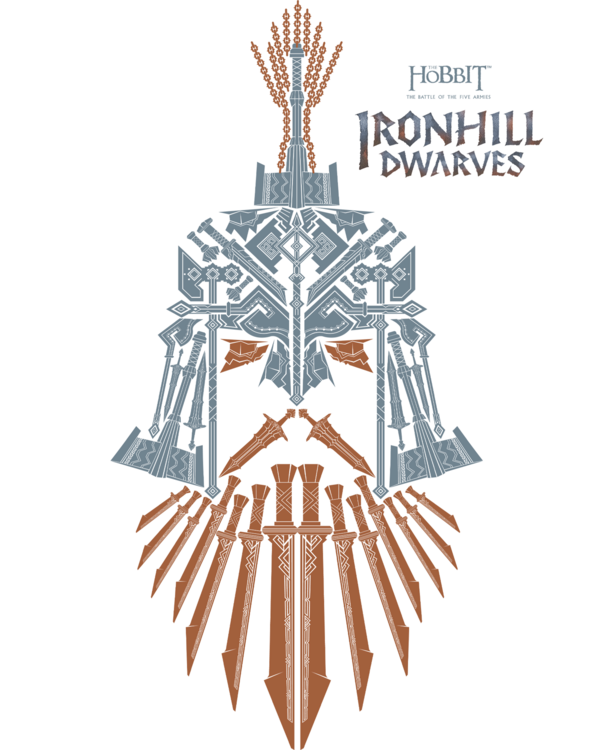 T-shirt The Hobbit - Ironhill Dwarves