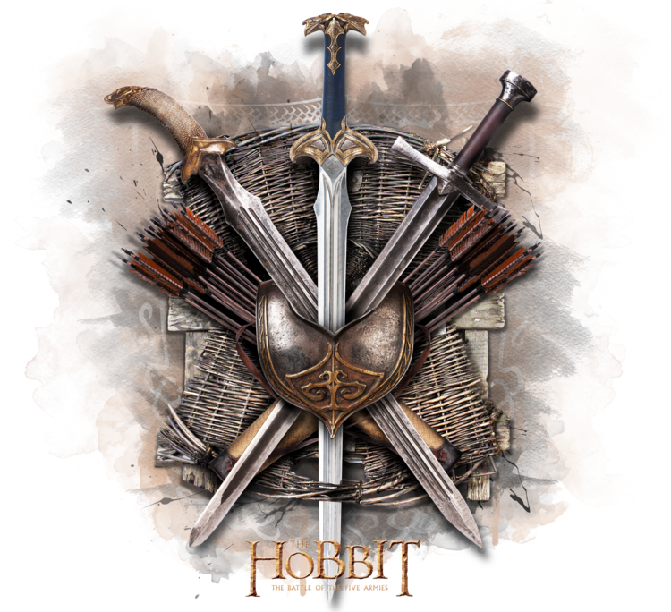 T-shirt Hobbit - Swords