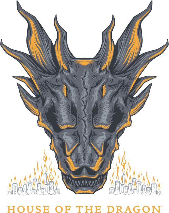 T-shirt House of the Dragon - Dragon Head