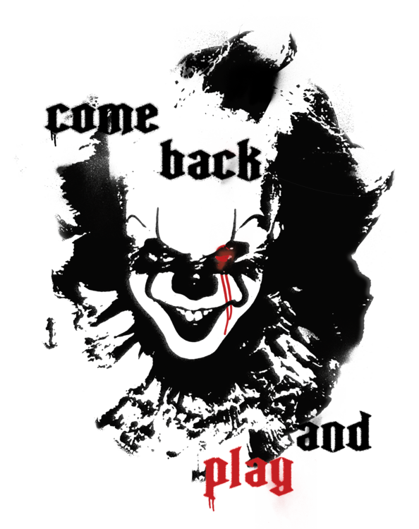 T-shirt IT - Come Back and Play