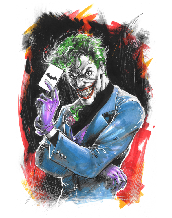 T-shirt Mad Joker