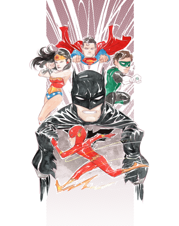T-shirt Justice League - Stances
