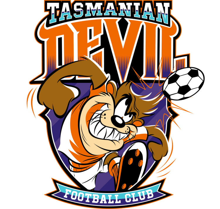 T-shirt Looney Tunes - Tasmanian Devil FC