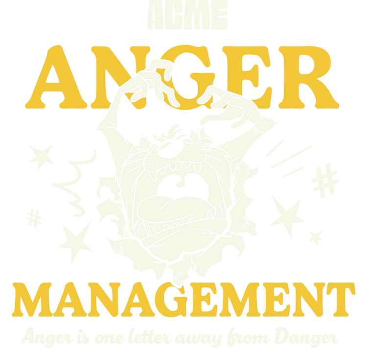 T-shirt Looney Tunes - Taz Anger Management