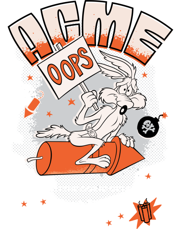 T-shirt Looney Tunes - Coyote ACME