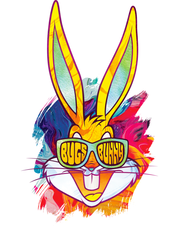 T-shirt Looney Tunes - Bugs Bunny Colourful
