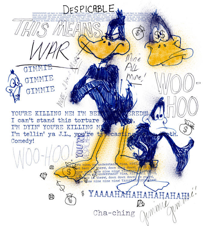 T-shirt Looney Tunes - Daffy