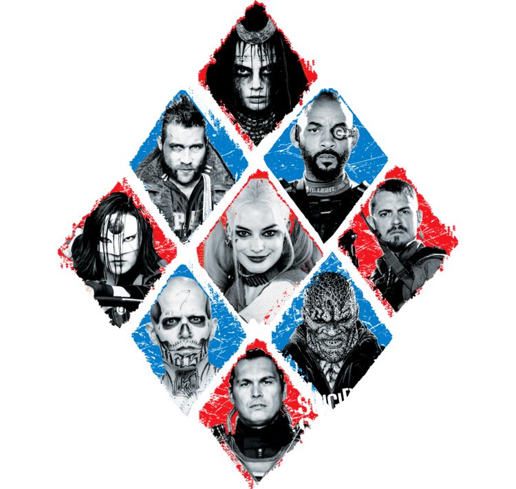 T-shirt Suicide Squad - Portraits