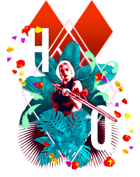 T-shirt Harley Quinn - Logo