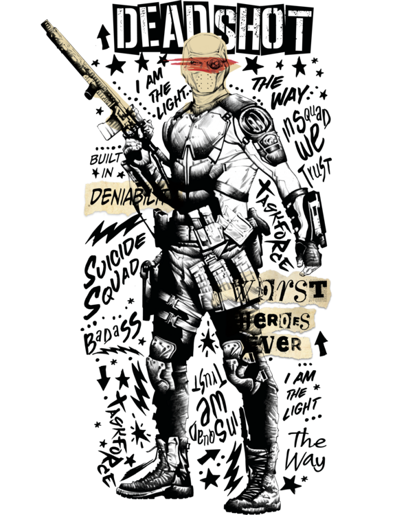 T-shirt Suicide Squad - Deadshot