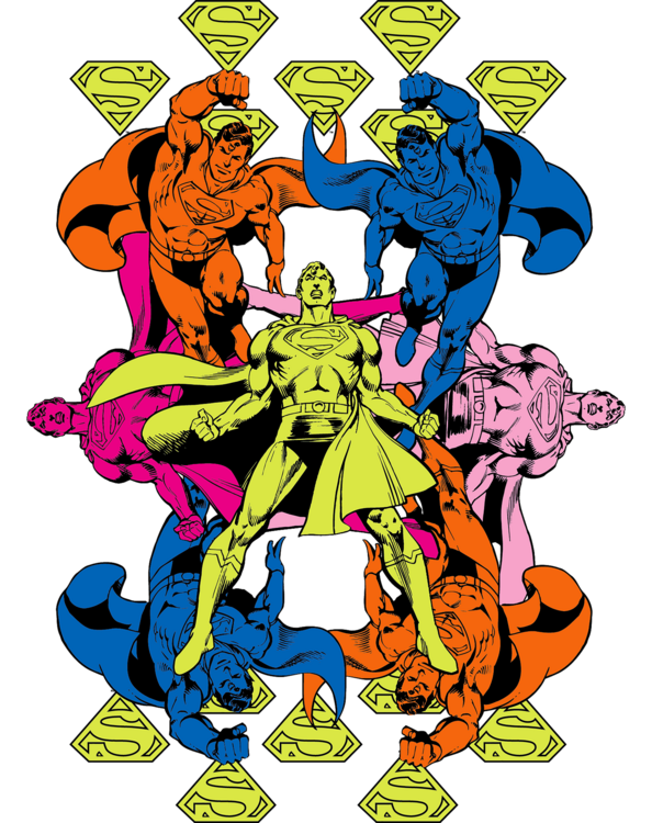 T-shirt The Superman - Color Variation