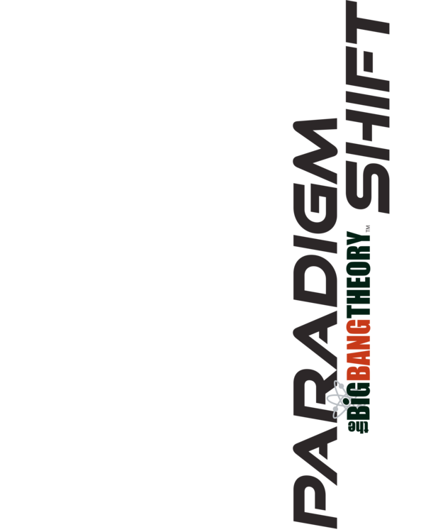 T-shirt The Big Bang Theory - Paradigm Shift