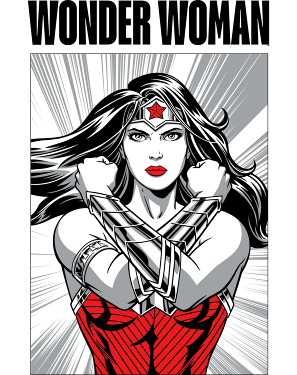 Μπλουζάκι Wonder Woman - Stance