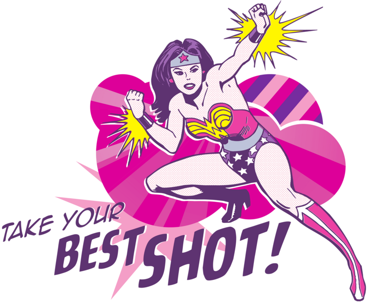 T-shirt Wonder Woman - Take your Best Shot