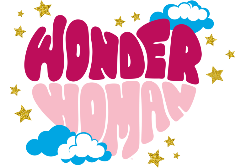 T-shirt Wonder Woman - Sky
