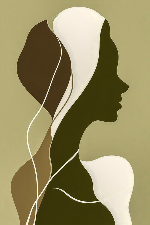 Poster Botanik Woman