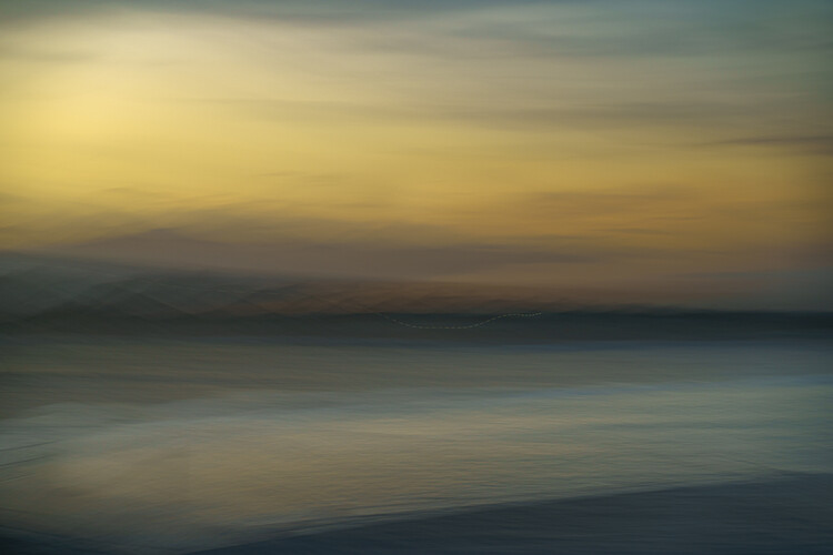 Плакат Abstract coastal landscape