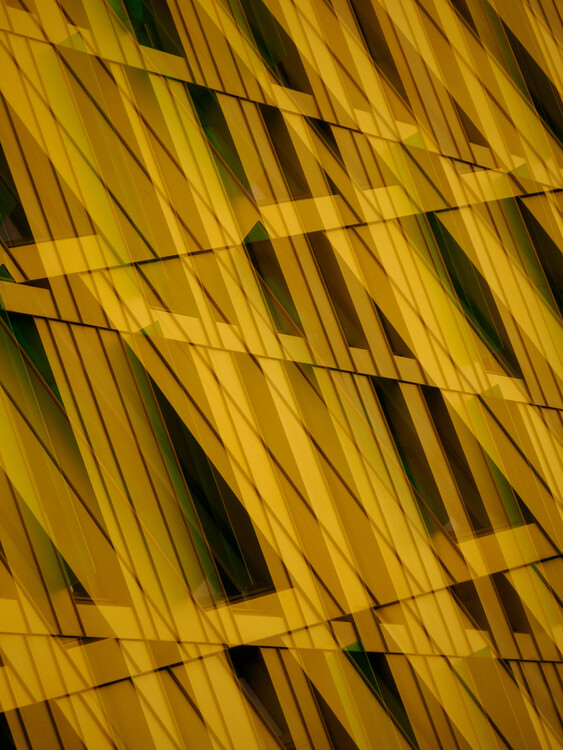 Плакат Abstract yellow architecture