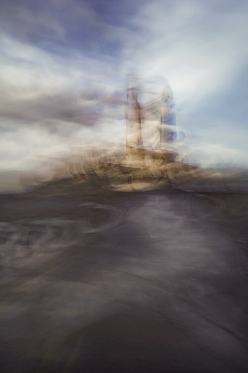 Poster St Marys lighthouse abstract