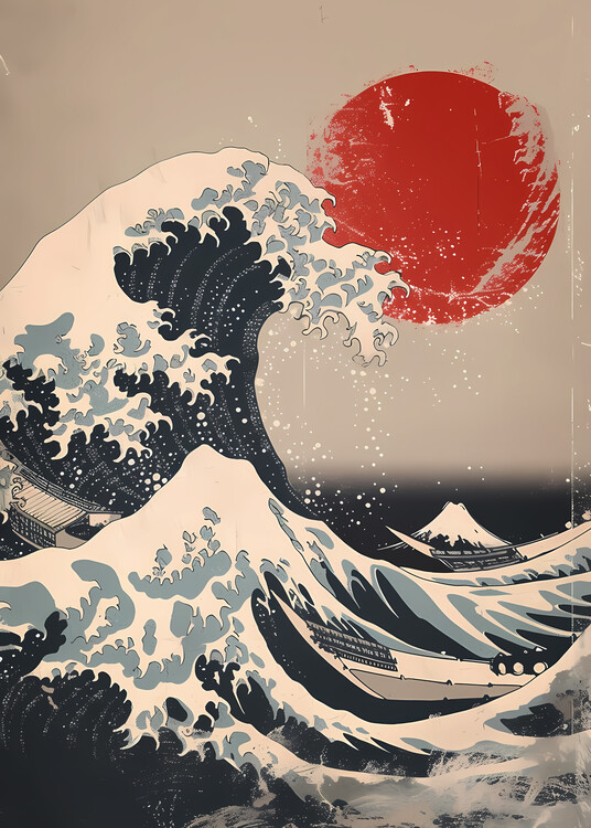 Poster The great waves