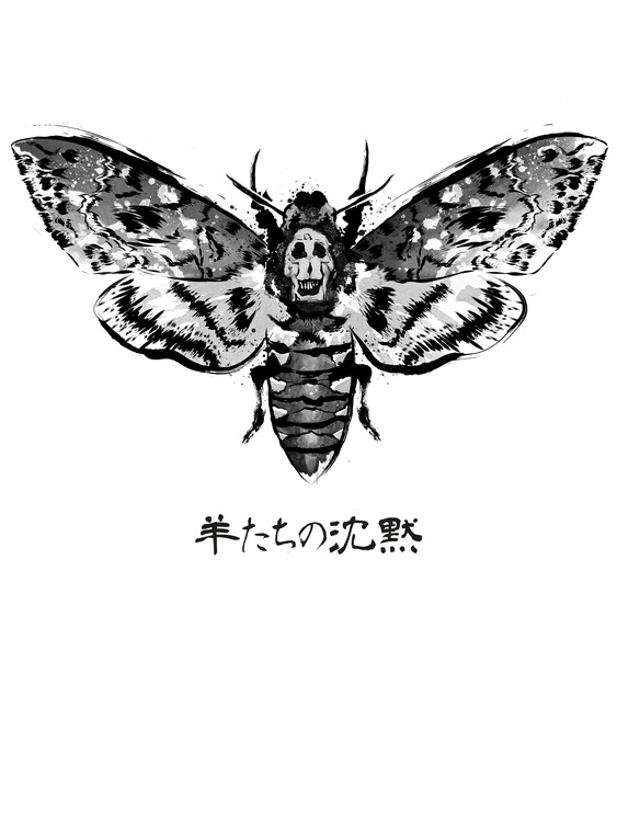 Poster Death's-head hawkmoth
