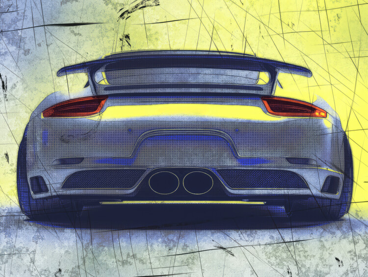 Poster Porsche 2 of 4