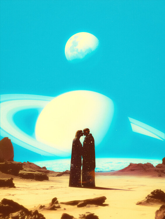 Poster Falling In Love On Mars