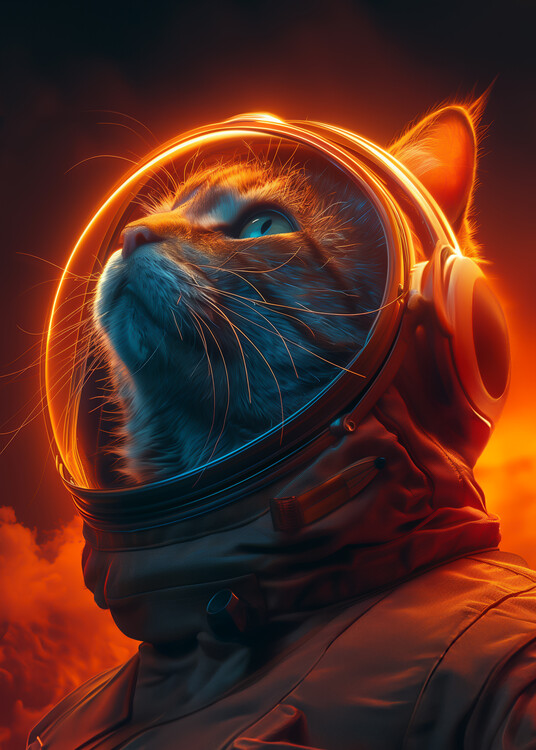 Poster Catin astronaut suits