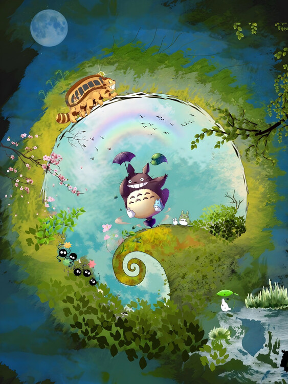 T-shirt Totoro Cuteness