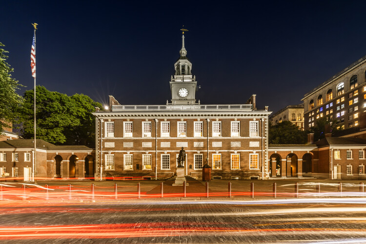 Juliste Independence Hall in Philadelphia
