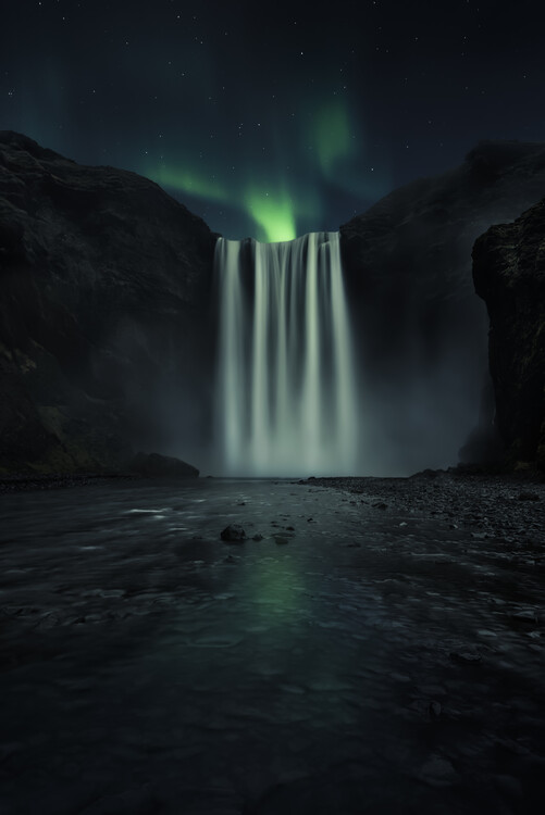 Canvas Print Green night