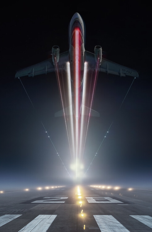 Canvas Print Take Off