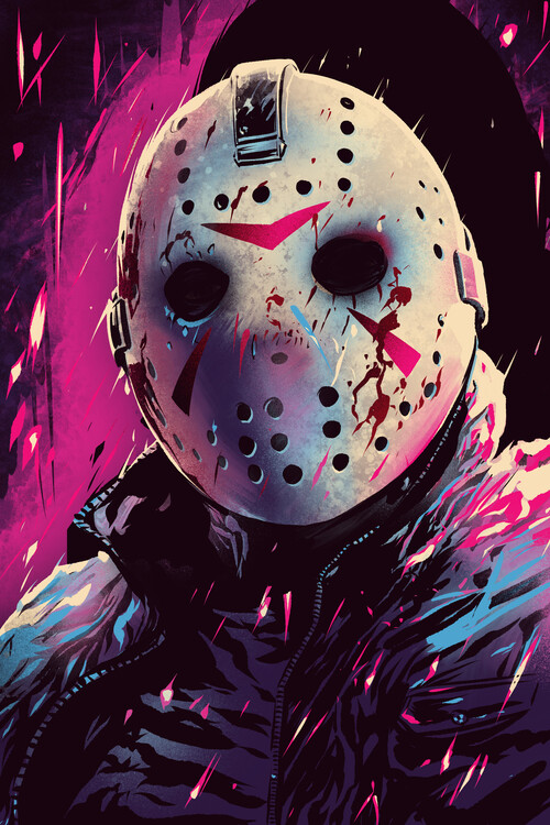 Плакат 80s slasher