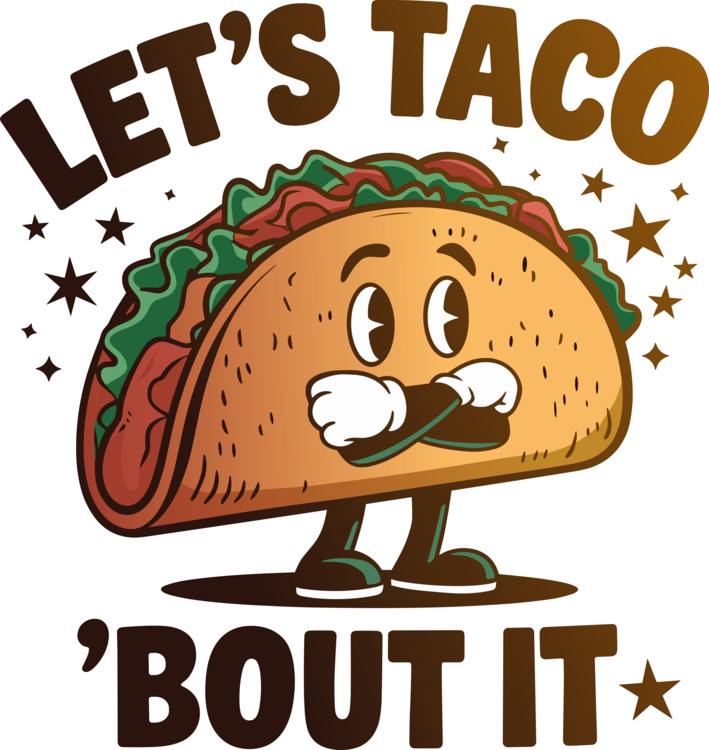T-shirt Let's Taco 'Bout It