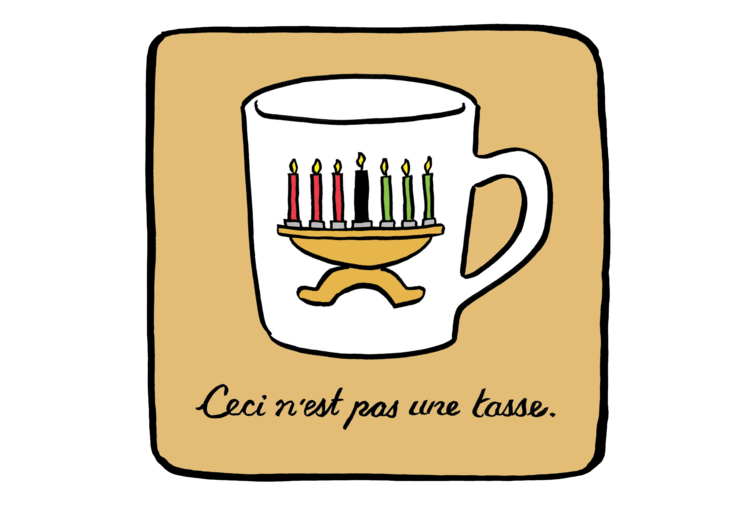 T-shirt Magritte Kwanzaa